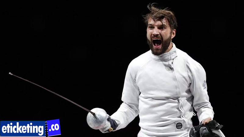 Romain Cannone  |Olympic Fencing | Paris 2024 | Olympic 2024 Tickets | Fencing 2024 | Paris 2024 Tickets | Olympic  Tickets  | France Olympic Tickets | Olympics Packages 
