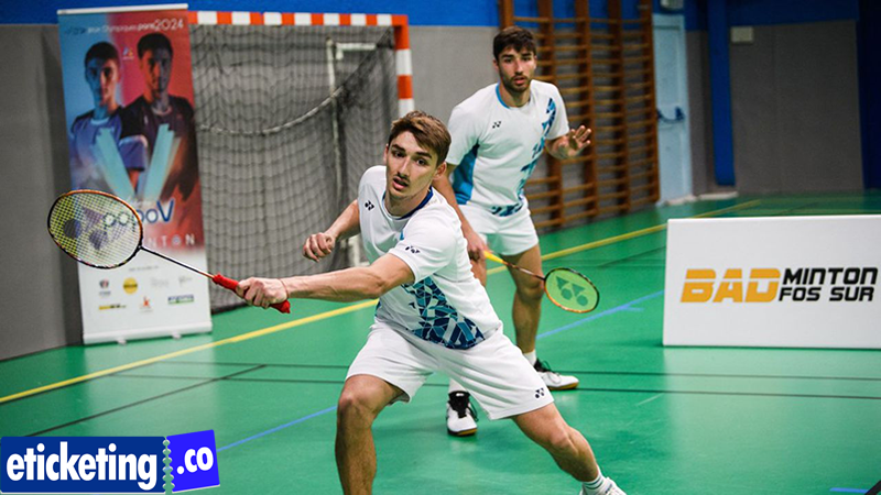 Popov and Christo Badminton Players | Olympic Badminton | Paris 2024 | Olympic 2024 Tickets | Badminton 2024 | Paris 2024 Tickets | Olympic  Tickets  | Paris 2024 tickets | 
