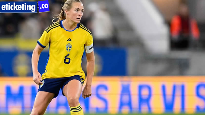 Magdalena Eriksson transferred to the left lower back as a phase of an again four