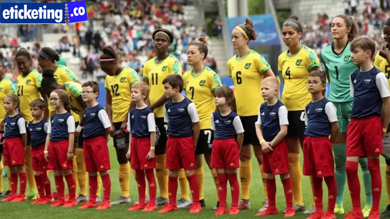 Jamaica Women Soccer Team at the Women Football World Cup Qualifiers tournament