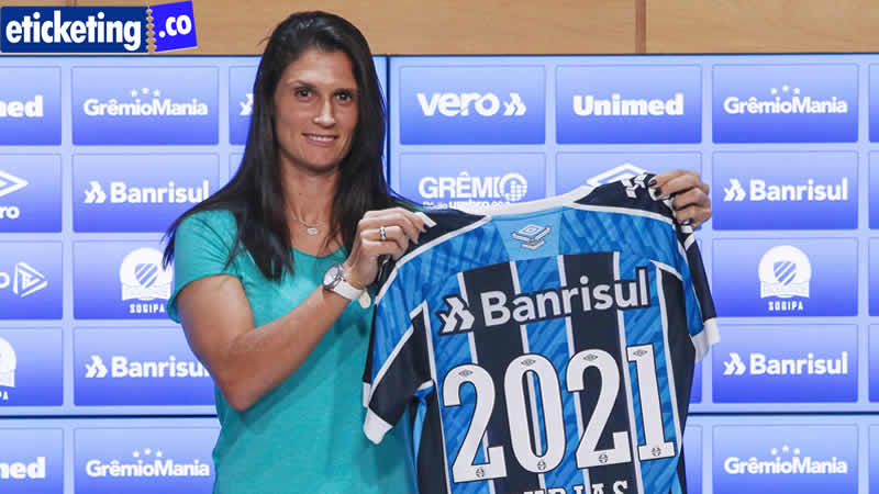 Andreia participated in three Women Football World Cups and 3 Olympics with the Brazilian Women Football World Cup team
