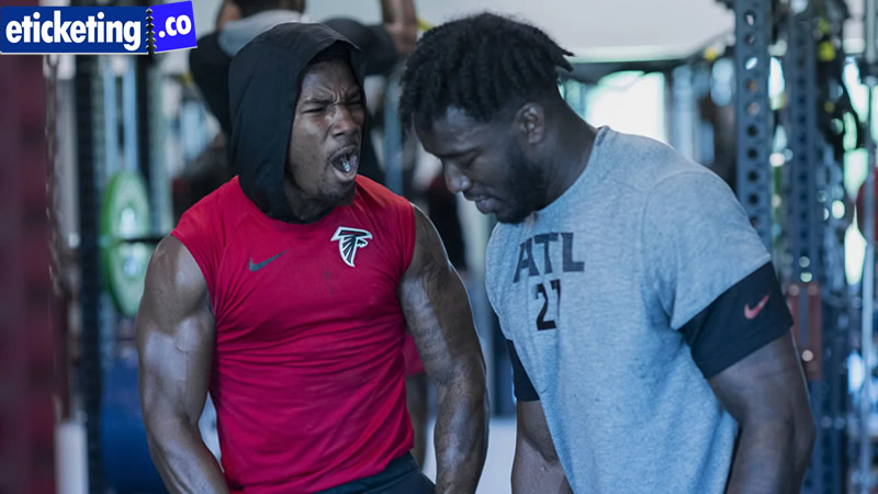 Atlanta Falcons vs Jacksonville Jaguars - Atlanta Falcons Players looking motivated in Gym Session