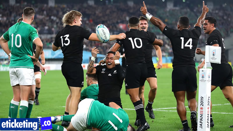 New Zealand punish pedestrian Ireland to secure Rugby World Cup semi final spot