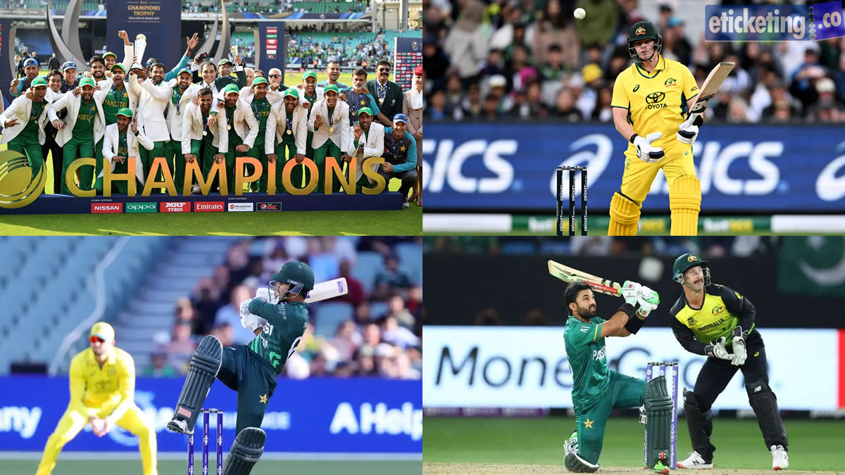 Champions Trophy 2025 Tickets | Champions Trophy Tickets | Champions Trophy Final Tickets