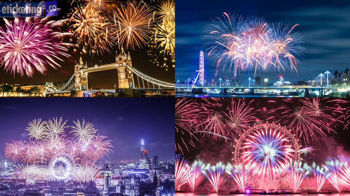 London Fireworks Tickets 2025 | London New Year Fireworks Tickets 2025| London New Year Eve Fireworks Tickets