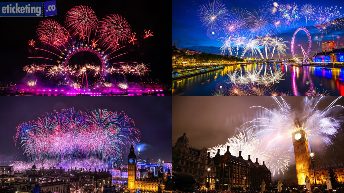 London New Year Fireworks Tickets 2025| London New Year Eve Fireworks Tickets