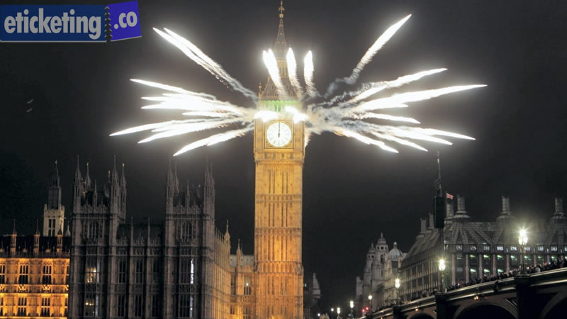 London New Year Fireworks Tickets 2025| London New Year Eve Fireworks Tickets