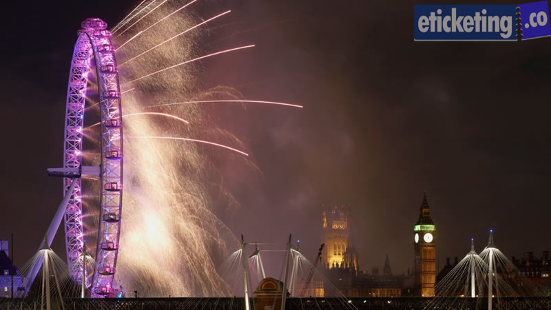London New Year Fireworks Tickets 2025| London New Year Eve Fireworks Tickets