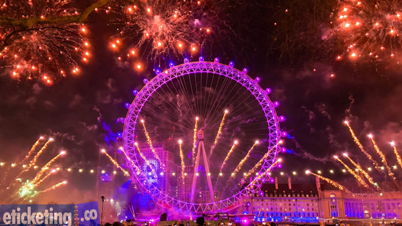 London New Year Fireworks Tickets 2025 | London New Year Eve Fireworks Tickets