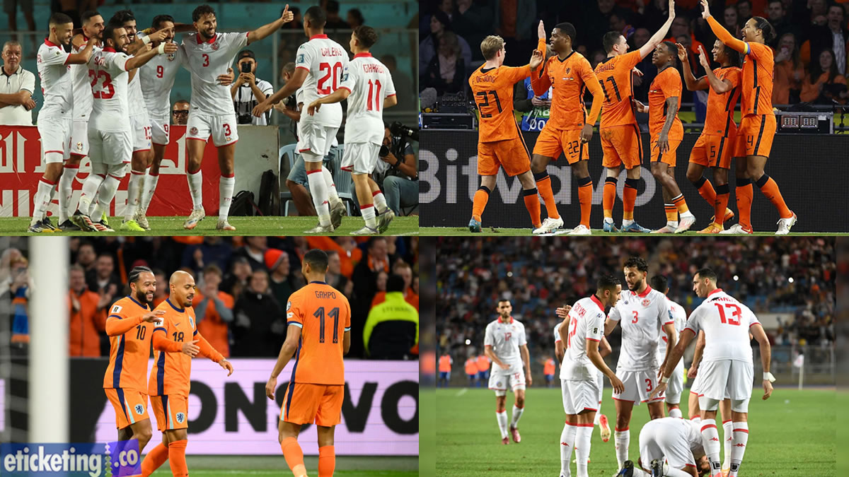 Tunisia Vs Netherlands Tickets| World Cup Tickets | FIFA World Cup Tickets
