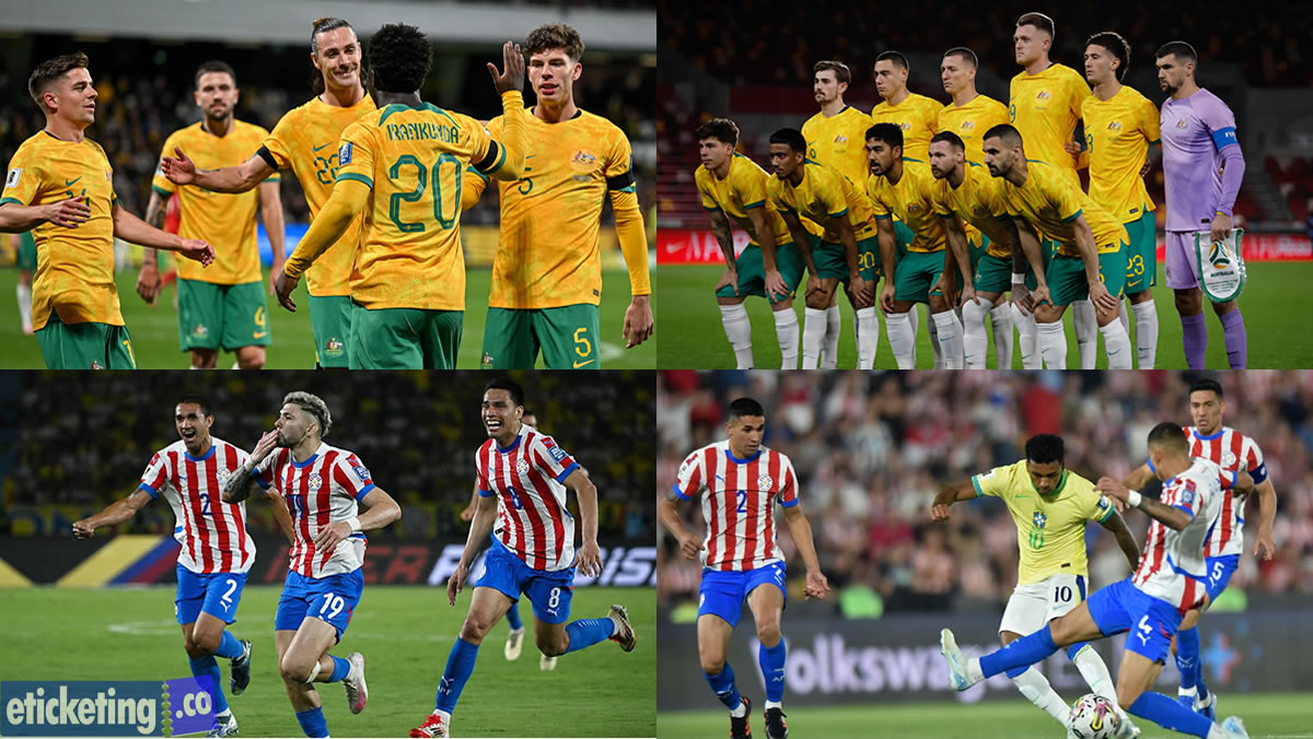 Paraguay vs Australia Tickets | Scocer World Cup Tickets | World Cup Tickets| FIFA 2026 Tickets