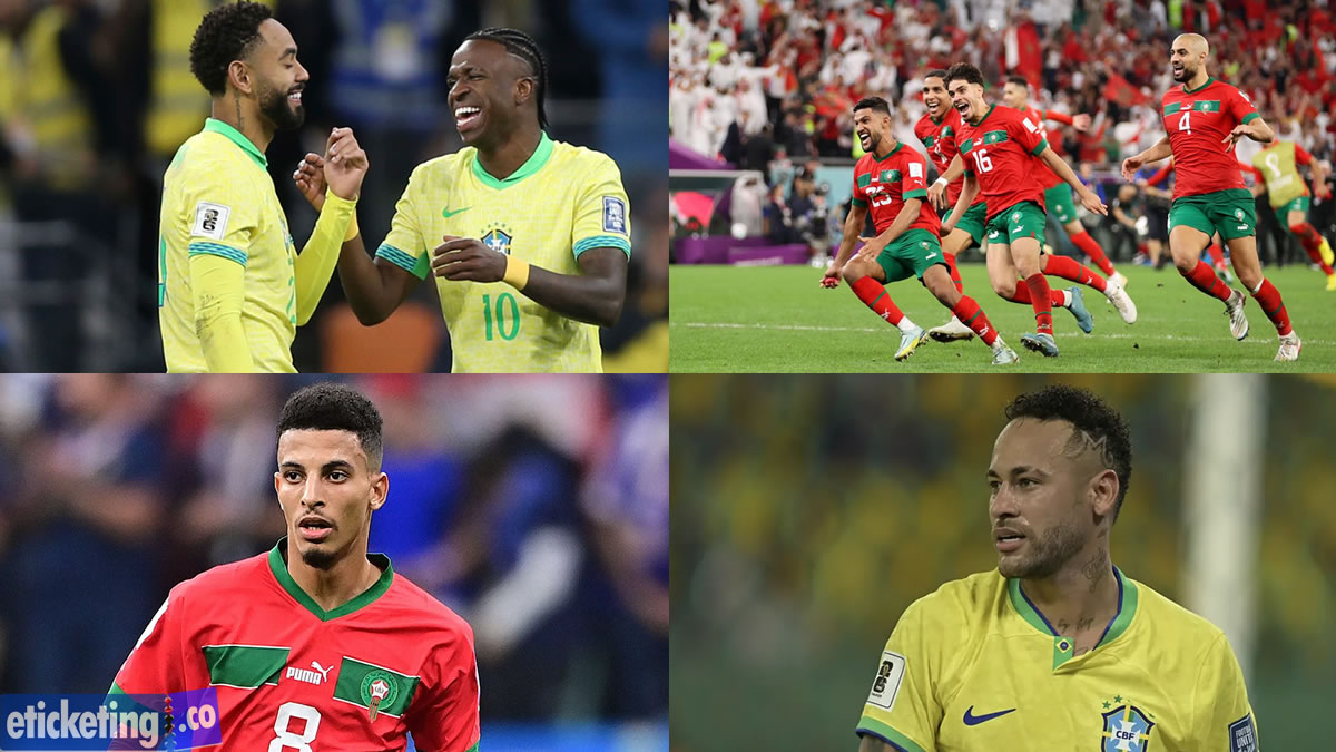 Brazil vs Morocco Tickets| Football World Cup Tickets | FIFA 2026 Semi Final Tickets