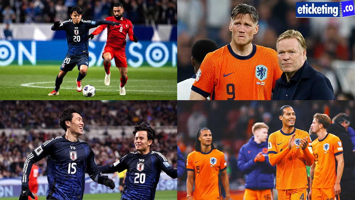 Netherlands vs Japan Tickets | Soccer World Cup Tickets | FIFA World Cup 2026 Tickets | FIFA World Cup Tickets | FIFA 2026 Tickets | Netherlands World Cup Tickets