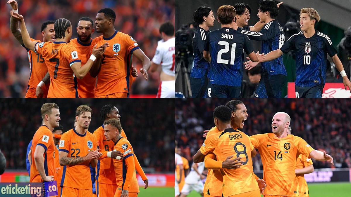 Netherlands vs Japan Tickets | World Cup Tickets | FIFA World Cup Tickets | FIFA 2026 Tickets | Football World Cup Tickets |