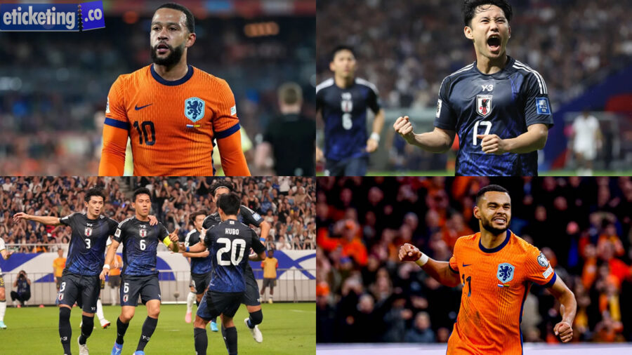 Netherlands vs Japan Tickets| Football World Cup Tickets | FIFA 2026 Semi Final Tickets