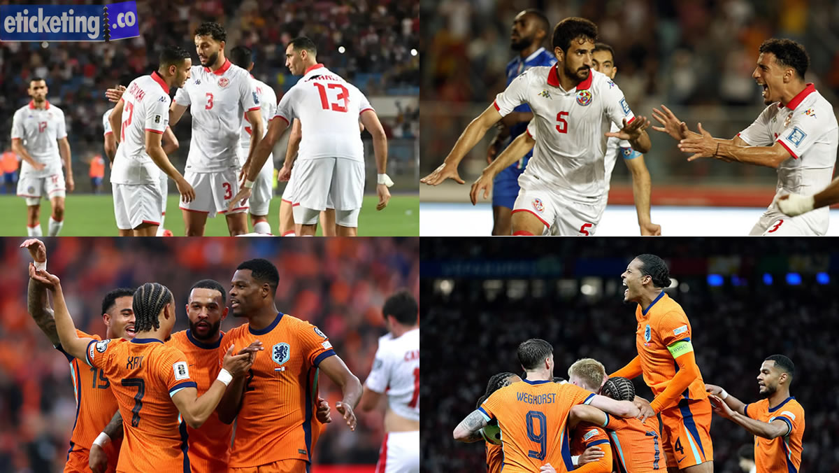 Tunisia Vs Netherlands Tickets| Scocer World Cup Tickets | World Cup Tickets
