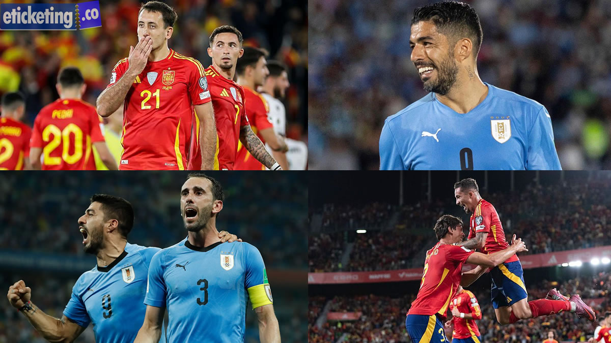 Uruguay Vs Spain Tickets| Football World Cup Tickets | FIFA 2026 Semi Final Tickets