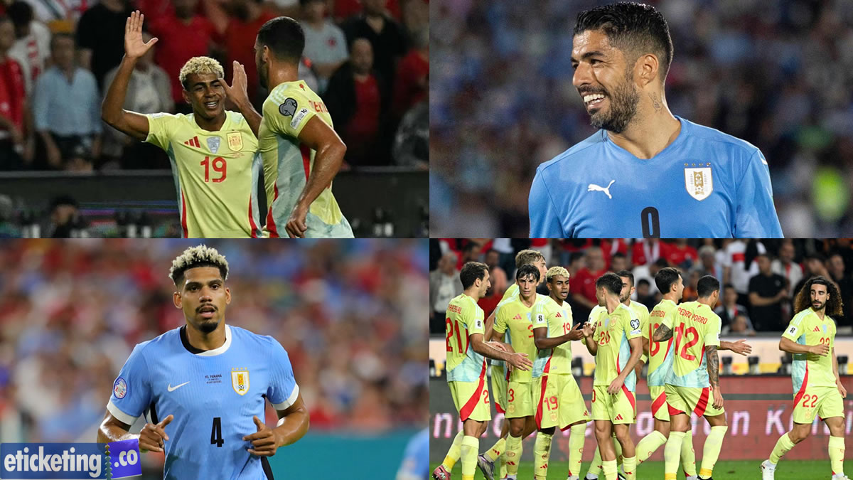 Uruguay Vs Spain Tickets| Football World Cup Tickets | FIFA 2026 Semi Final Tickets