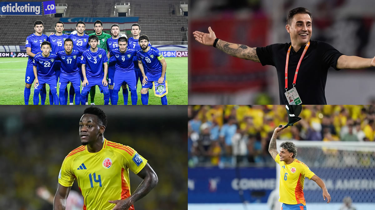 Uzbekistan vs Colombia Tickets | FIFA World Cup Tickets | Soccer World Cup Tickets | World Cup Tickets | FIFA World Cup 2026 Tickets