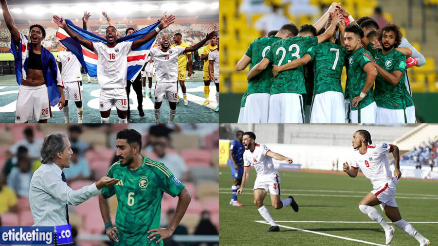 Cabo Verde vs Saudi Arabia Tickets| Spain vs Cabo Verde Tickets | Saudi Arabia vs Uruguay Tickets