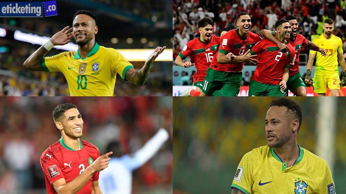 Brazil vs Morocco Tickets| Football World Cup Tickets | FIFA 2026 Semi Final Tickets