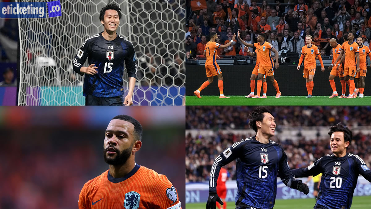 Netherlands vs Japan Tickets | Football World Cup Tickets | FIFA 2026 Semi Final Tickets