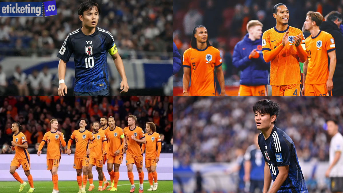 Netherlands vs Japan Tickets| Football World Cup Tickets | FIFA 2026 Semi Final Tickets