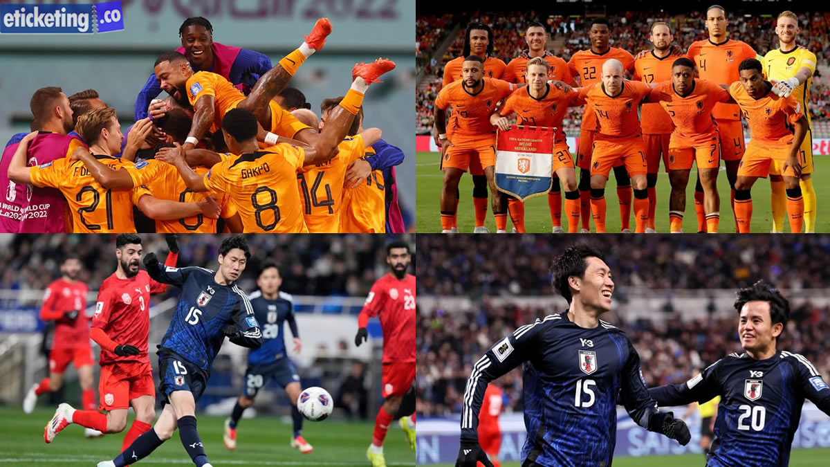 Netherlands vs Japan Tickets | FIFA World Cup Tickets | Soccer World Cup Tickets | World Cup Tickets | FIFA World Cup 2026 Tickets