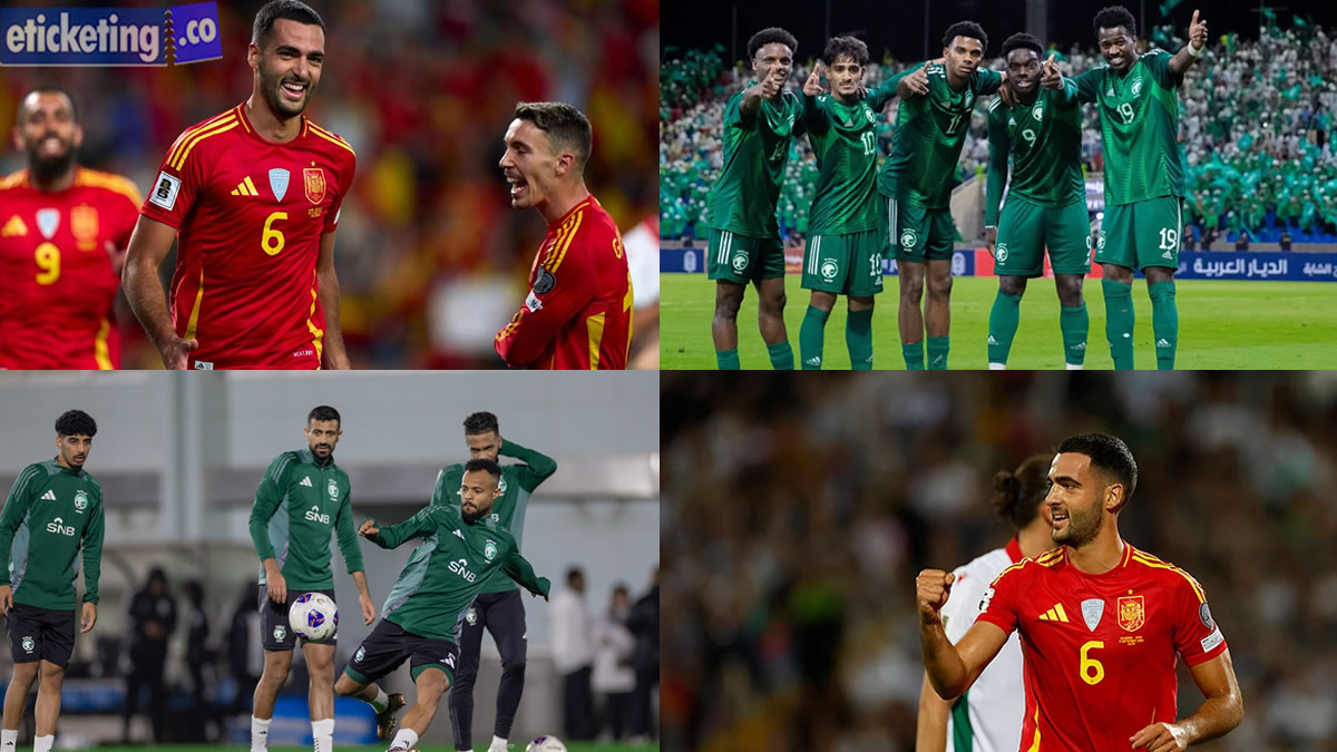 Spain vs Saudi Arabia Tickets | World Cup Tickets | FIFA World Cup Tickets | FIFA 2026 Tickets | Football World Cup Tickets |