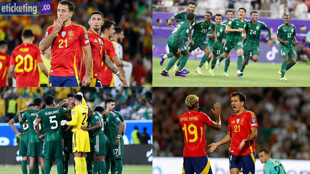Spain vs Saudi Arabia Tickets| World Cup Tickets | FIFA World Cup Tickets