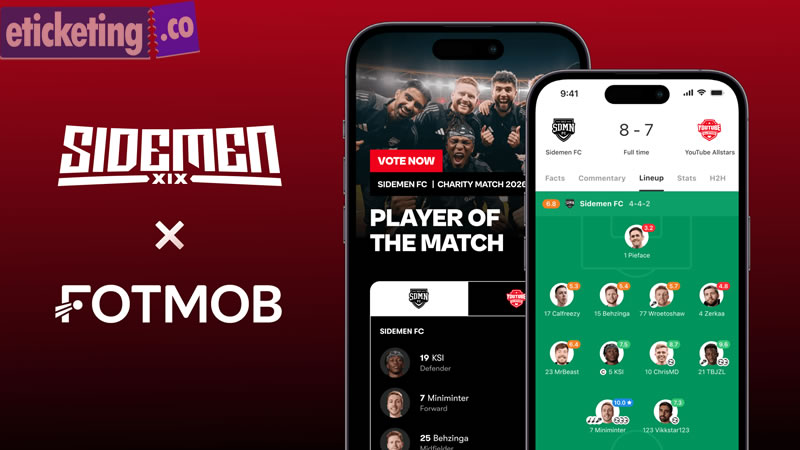 Charity Match Tickets | Sidemen Charity Match 2026 Tickets