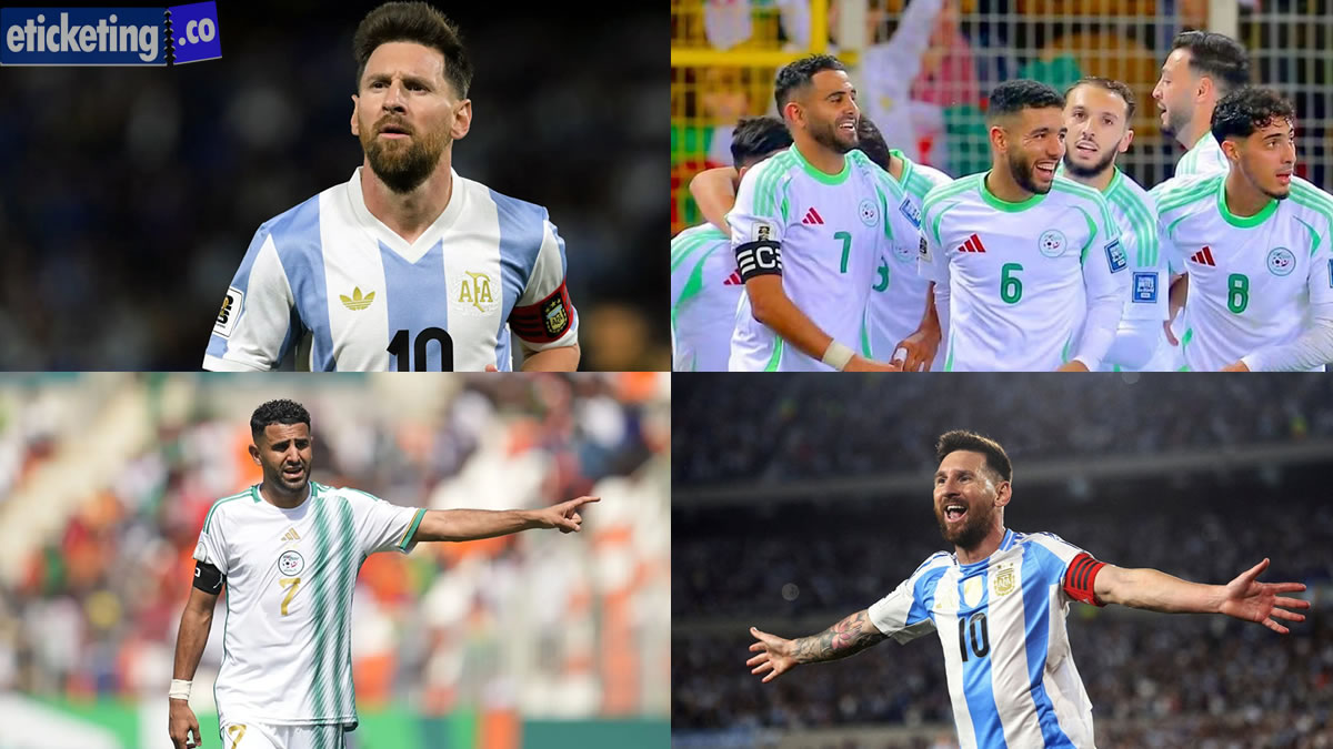 Argentina vs Algeria Tickets | Football World Cup Tickets | FIFA 2026 Semi Final Tickets