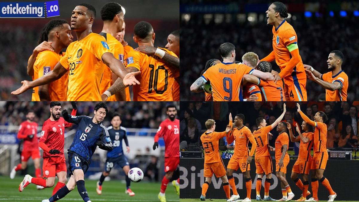 Netherlands vs Japan Tickets| Tunisia vs Netherland Tickets | FIFA World Cup Tickets