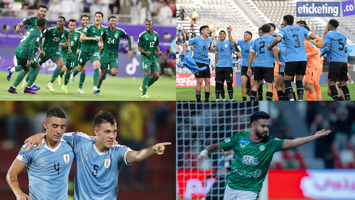 Saudi Arabia vs Uruguay Tickets | Soccer World Cup Tickets | FIFA World Cup Tickets | FIFA 2026 Tickets | Football World Cup Tickets |