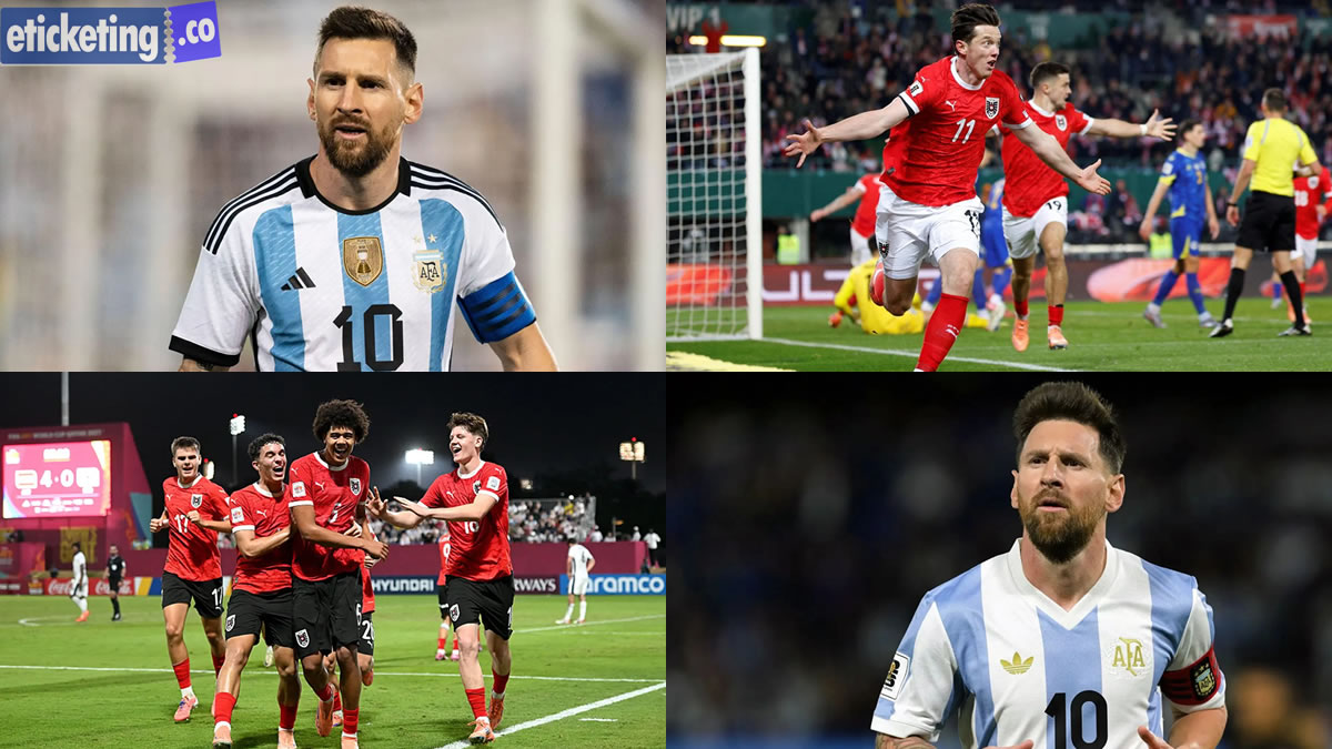 Argentina vs Austria Tickets | Football World Cup Tickets | FIFA 2026 Semi Final Tickets