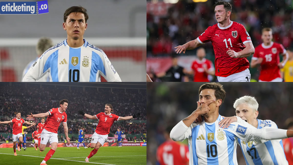 Argentina vs Austria Tickets | Football World Cup Tickets | FIFA 2026 Semi Final Tickets