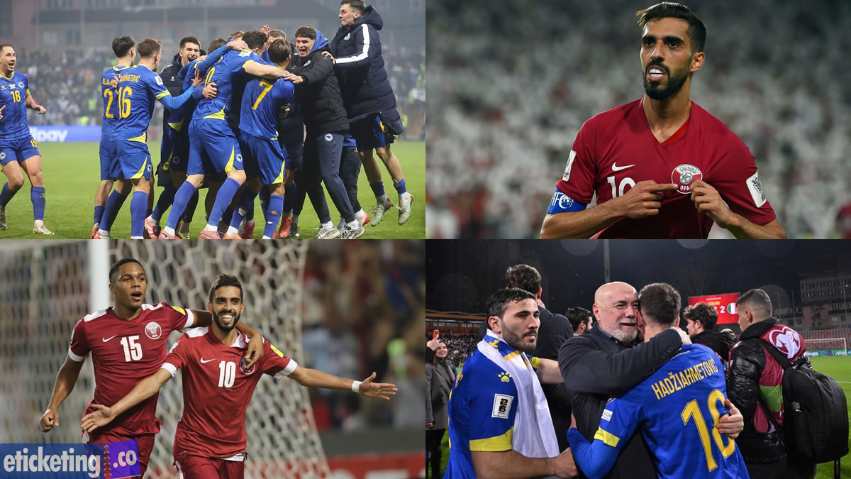 Bosnia And Herzegovina Vs Qatar Tickets | Soccer World Cup Tickets | FIFA World Cup Tickets | FIFA 2026 Tickets | Football World Cup Tickets |