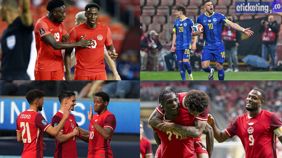 Canada Vs Bosnia and Herzegovina Tickets | Soccer World Cup Tickets | FIFA World Cup Tickets | FIFA 2026 Tickets | Football World Cup Tickets |