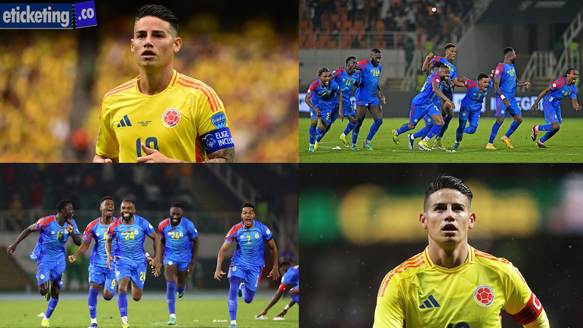 Colombia Vs Congo DR Tickets | Football World Cup Tickets | FIFA 2026 Semi Final Tickets