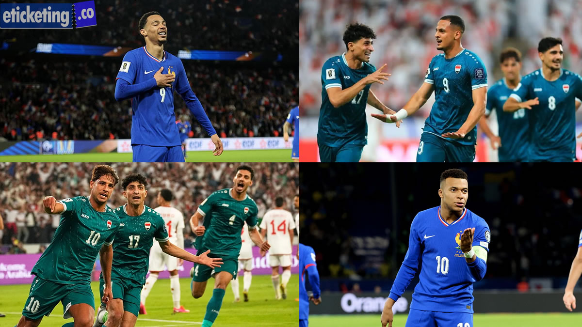 France Vs Iraq Tickets | Football World Cup Tickets | FIFA 2026 Semi Final Tickets