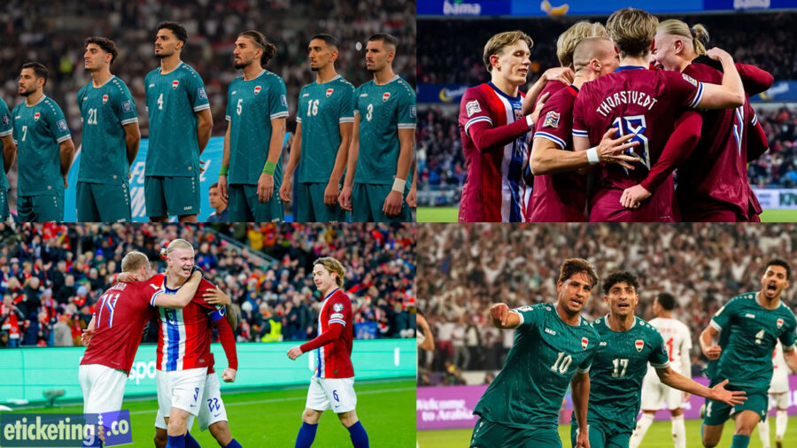Iraq Vs Norway Tickets | Football World Cup Tickets | FIFA 2026 Semi Final Tickets