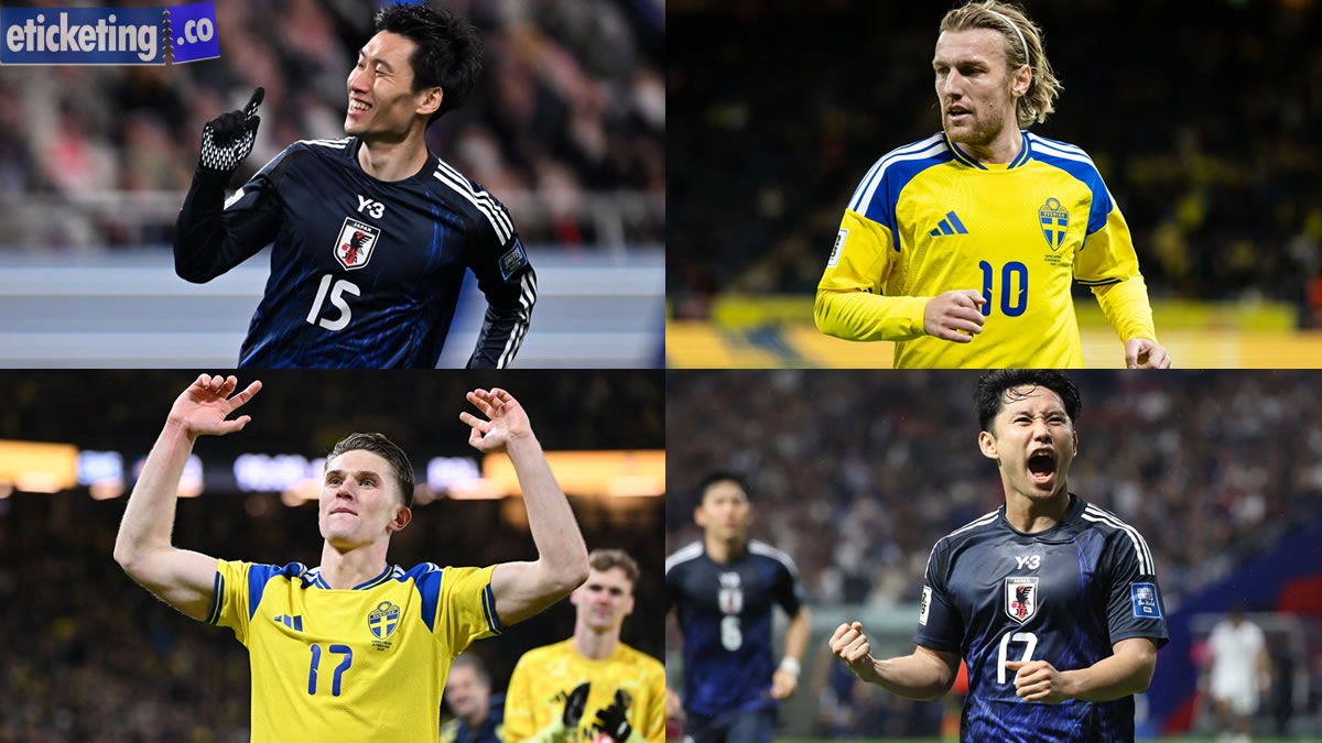 Japan Vs Sweden Tickets | Football World Cup Tickets | FIFA 2026 Semi Final Tickets