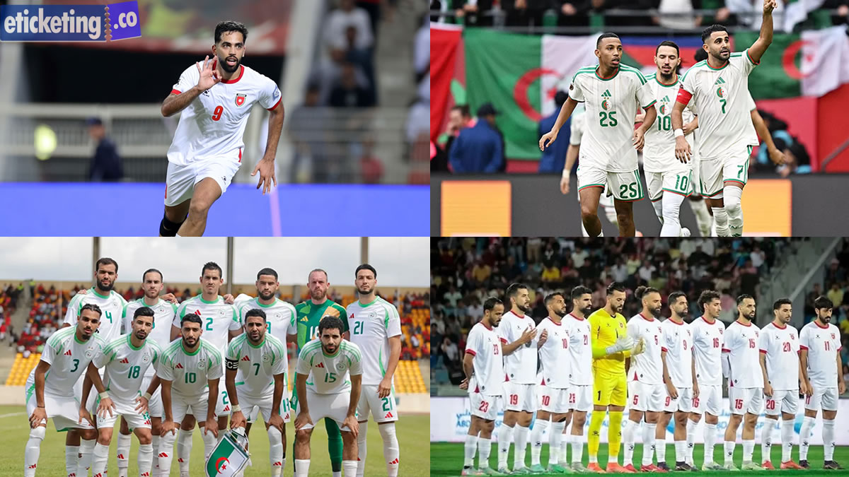 Jordan vs Algeria Tickets | Football World Cup Tickets | FIFA 2026 Semi Final Tickets
