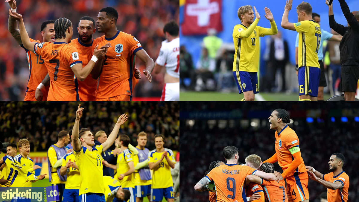 Netherlands Vs Sweden Tickets | Soccer World Cup Tickets | FIFA World Cup Tickets | FIFA 2026 Tickets | Football World Cup Tickets |