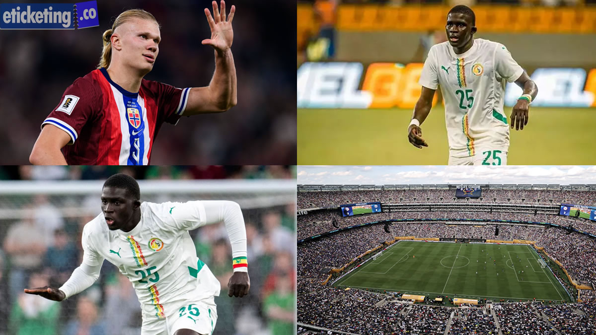 Norway Vs Senegal Tickets | Soccer World Cup Tickets | FIFA World Cup Tickets | FIFA 2026 Tickets | Football World Cup Tickets |