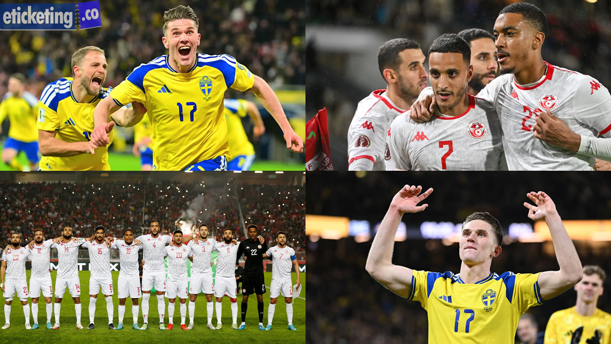 Sweden Vs Tunisia Tickets | Football World Cup Tickets | FIFA 2026 Semi Final Tickets