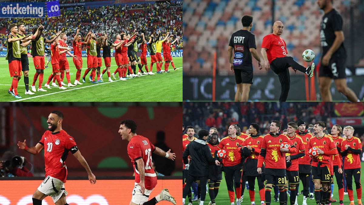 Belgium vs Egypt Tickets | Soccer World Cup Tickets | FIFA World Cup Tickets | FIFA 2026 Tickets | Football World Cup Tickets |