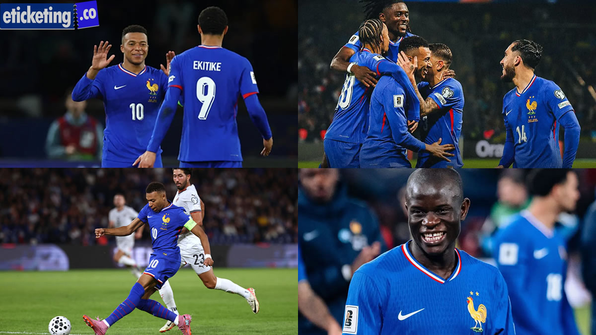 France vs Iraq Tickets France Enter World Cup with Star-Studded Line-Up