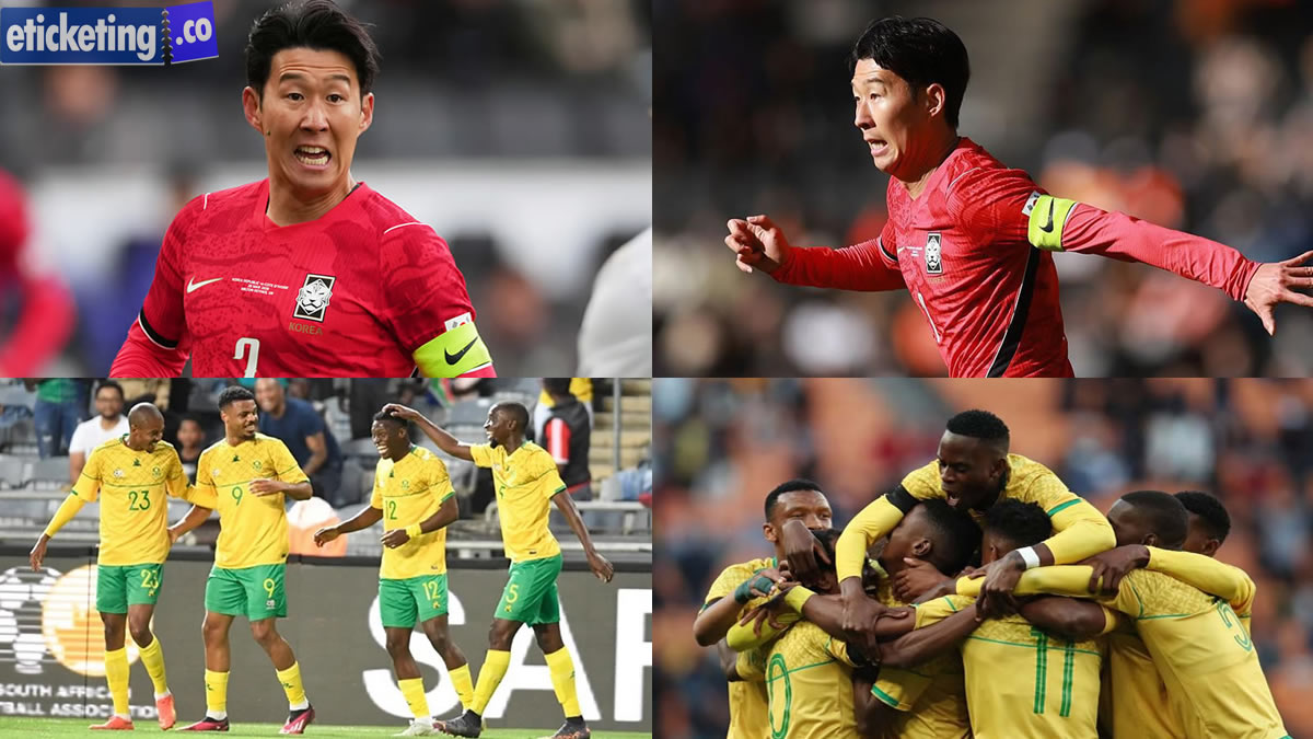 South Africa Vs South Korea Tickets South Korea Final Squad Revealed