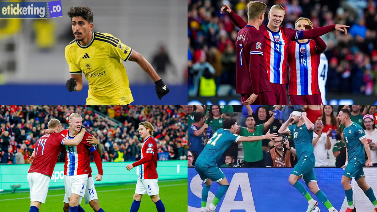 Iraq Vs Norway Tickets | Soccer World Cup Tickets | FIFA World Cup Tickets | FIFA 2026 Tickets | Football World Cup Tickets |